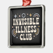目に見えない病気クラブ メタルオーナメント (左)