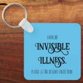 目に見えない病気 キーホルダー (正面)