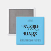 目に見えない病気 マグネット (正面/裏面)