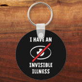 目に見えない病気、障害。Onzichtbare ziekte. キーホルダー (正面)