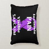 目に見えない痛み皮肉 アクセントクッション (正面(垂直))