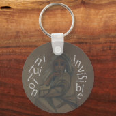 目に見えない直感 キーホルダー (正面)