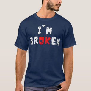 目に見えない精神病健康を壊しても大丈夫 Tシャツ