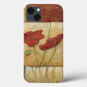 目に見えるブラシの打撃との花の絵画 Case-Mate iPhoneケース (裏面)