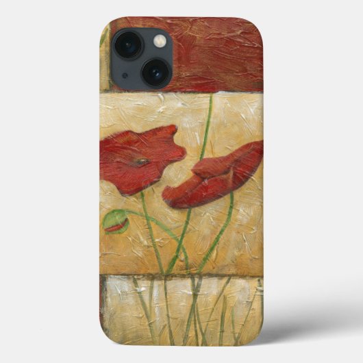 目に見えるブラシの打撃との花の絵画 Case-Mate iPhoneケース (裏面)