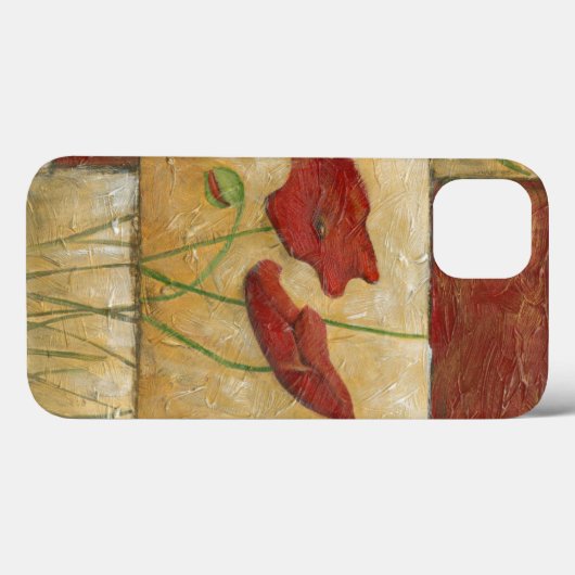 目に見えるブラシの打撃との花の絵画 Case-Mate iPhoneケース (裏面 (横))