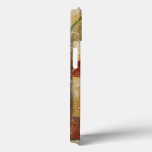 目に見えるブラシの打撃との花の絵画 Case-Mate iPhoneケース (裏面 / 右)