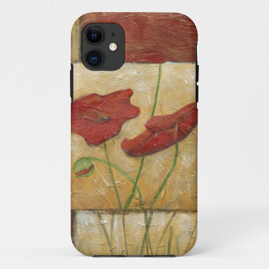 目に見えるブラシの打撃との花の絵画 Case-Mate iPhoneケース (裏面)
