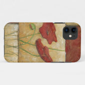 目に見えるブラシの打撃との花の絵画 Case-Mate iPhoneケース (裏面(横))