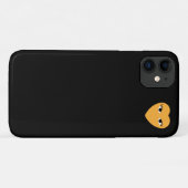 目のある小さなかわいいハート Case-Mate iPhoneケース (裏面(横))