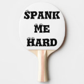 目のおもしろい標的を引っ張る 卓球ラケット (正面)