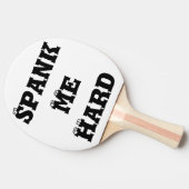 目のおもしろい標的を引っ張る 卓球ラケット (横)
