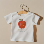目のかわいいリンゴ ベビーTシャツ<br><div class="desc">かわいいリンゴ</div>