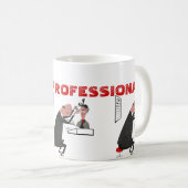 目のためのマグのギフト私は専門のOphthamologyを気にします コーヒーマグカップ (正面右)