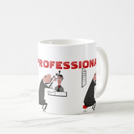 目のためのマグのギフト私は専門のOphthamologyを気にします コーヒーマグカップ (正面右)