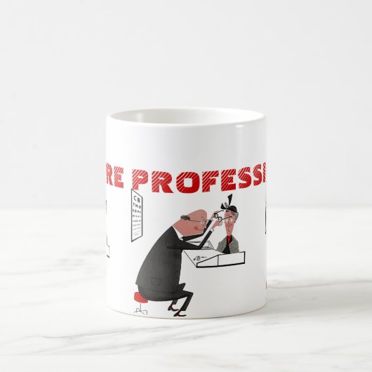 目のためのマグのギフト私は専門のOphthamologyを気にします コーヒーマグカップ (中央)