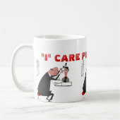 目のためのマグのギフト私は専門のOphthamologyを気にします コーヒーマグカップ (左)