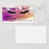 目のまぶし |スターダストとグロー 名刺 (正面/裏面)