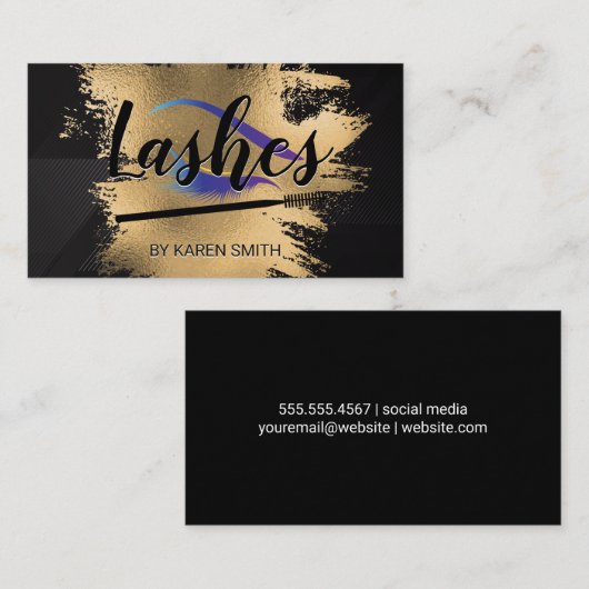 目のまぶし | 女性美しい 予約カード (正面/裏面)