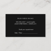 目のまぶし |美しいメイク 予約カード (裏面)