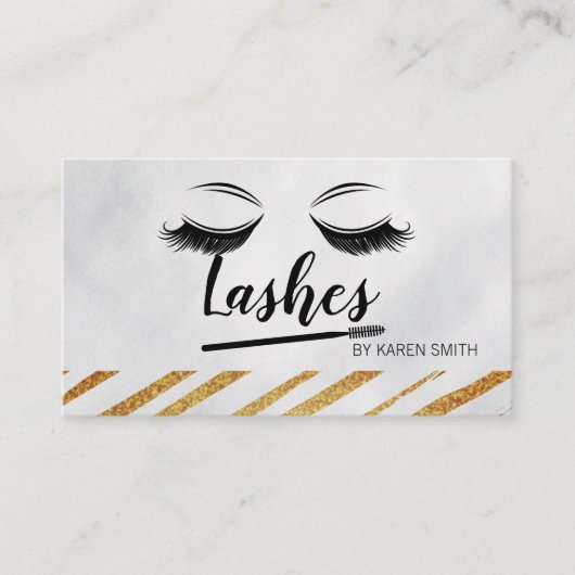 目のまぶし |美しいメイク 予約カード (正面)