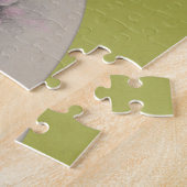 目のアップルサーレアルスケッチアートグリーン ジグソーパズル (側面)