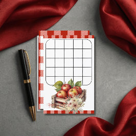 目のアップルレッドオーチャードベビーシャワーゲーム