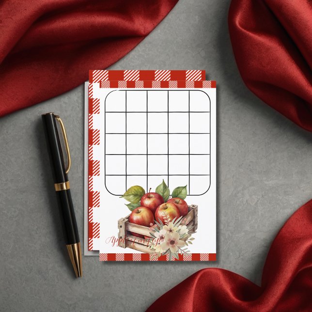 目のアップルレッドオーチャードベビーシャワーゲーム (クリエイターアップロード済み)