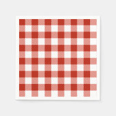 目のアップルレッドオーチャードベビーシャワー スタンダードカクテルナプキン (正面)