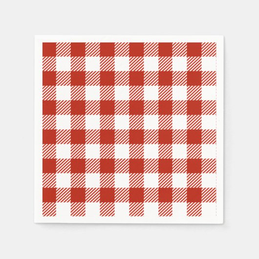 目のアップルレッドオーチャードベビーシャワー スタンダードカクテルナプキン (正面)