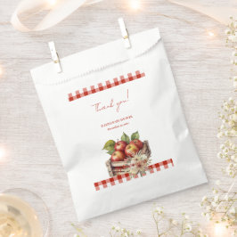 目のアップルレッドオーチャードベビーシャワー フェイバーバッグ