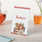 目のアップルレッドオーチャードベビーシャワー 台座サイン (インサイチュ)