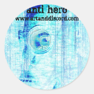 目のステッカーに私を見る ラウンドシール