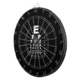 目のテストチャート ダーツボード (正面右)