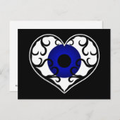 目のハート ポストカード (正面/裏面)