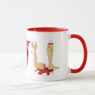 目のハートUのマグ マグカップ