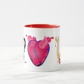 目のハートUのマグ マグカップ (中央)