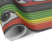 目のパタサイケデリックーン ラッピングペーパー (ロールコーナー)