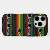 目のパタサイケデリックーン Case-Mate iPhoneケース (裏面 (横))