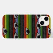 目のパタサイケデリックーン Case-Mate iPhoneケース (裏面 (横))