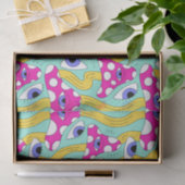 目のパターンが切り離された抽象芸術 薄葉紙 (ギフト)