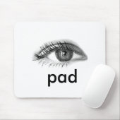 目のパッド マウスパッド (マウス)