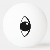 目のピンポン球 卓球ボール (裏面)