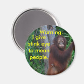 目のボタンを押す マグネット (正面/裏面)