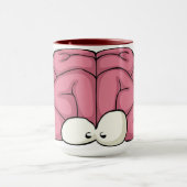 目のマグが付いている頭脳 マグカップ (中央)