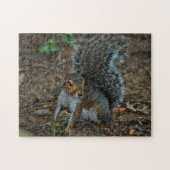 目のリス白熱［赤熱］光を放つル ジグソーパズル (横)