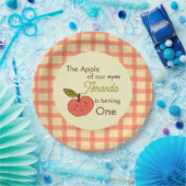 目のリンゴかわいい赤りんご ペーパープレート (パーティー)