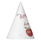 目のリンゴ子供の誕生日パーティー パーティーハット (左)