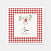 目のリンゴ赤ちゃんシャワーカクテルナプキン スタンダードカクテルナプキン (正面)