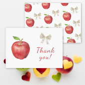 目のリンゴ赤ちゃんシャワーサンキューカード サンキューカード